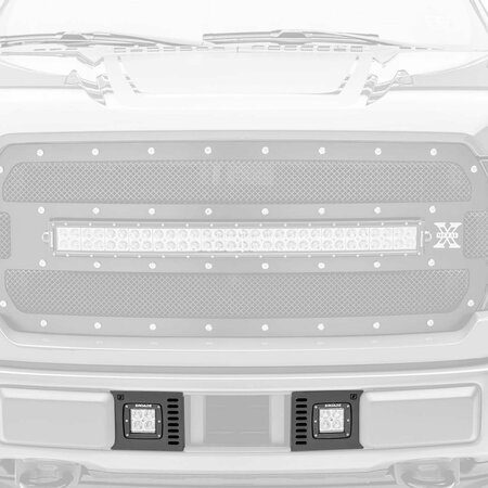 WATER WORLD Front Bumper LED Light Bar Mount Kit for 2018-C F150 WA3083160